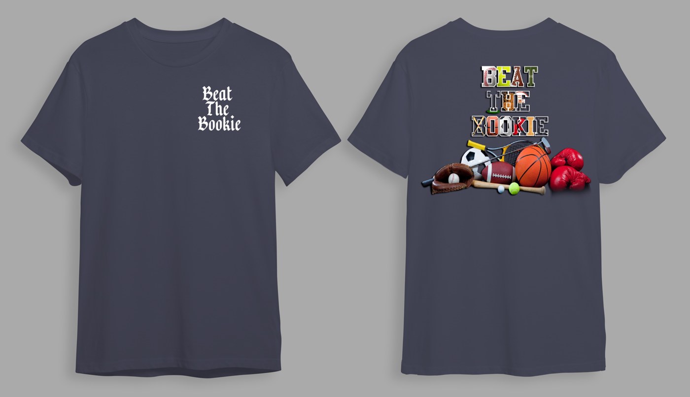 BTB Navy shirt front and back